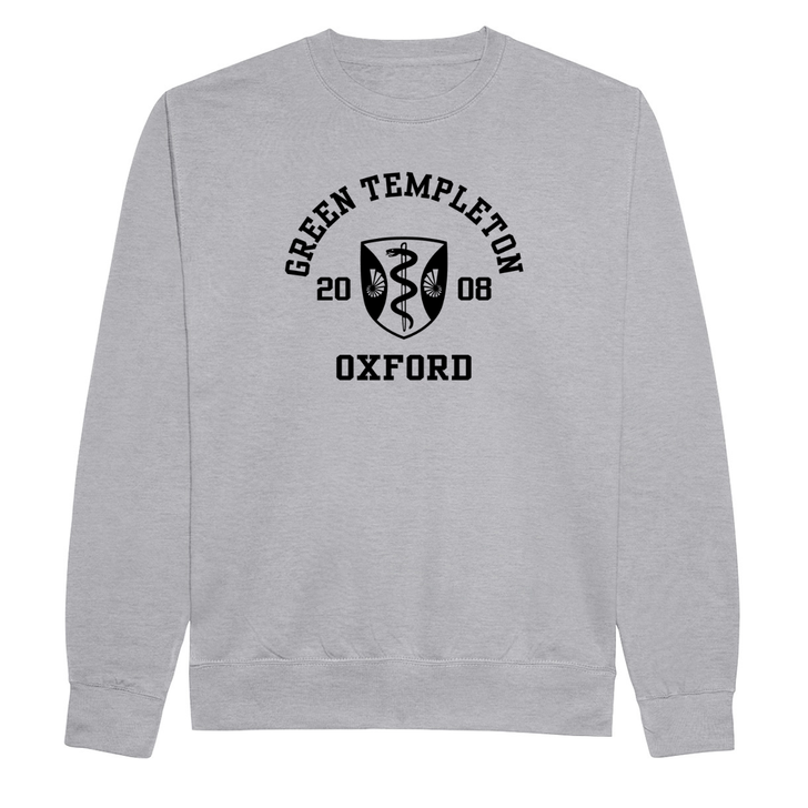 Colleges One Colour Print Sweatshirt - Grey