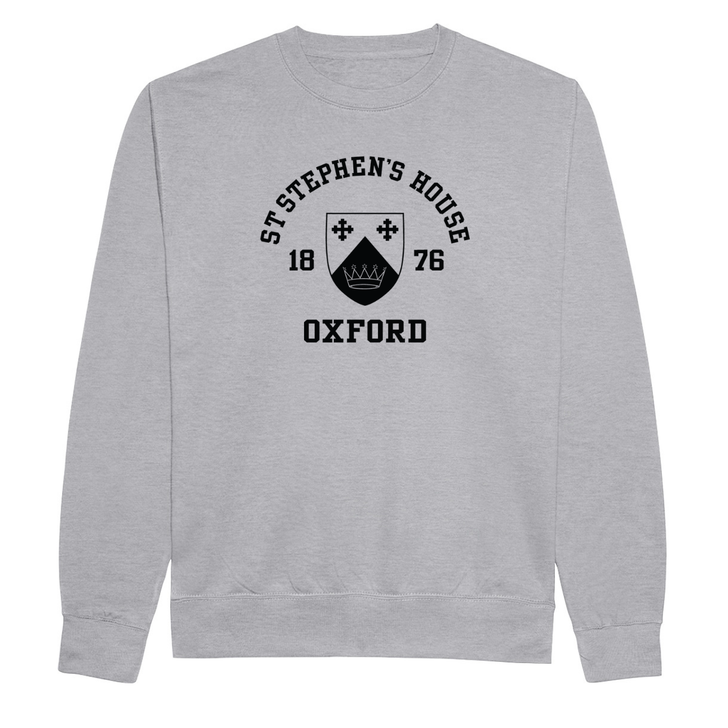 Colleges One Colour Print Sweatshirt - Grey