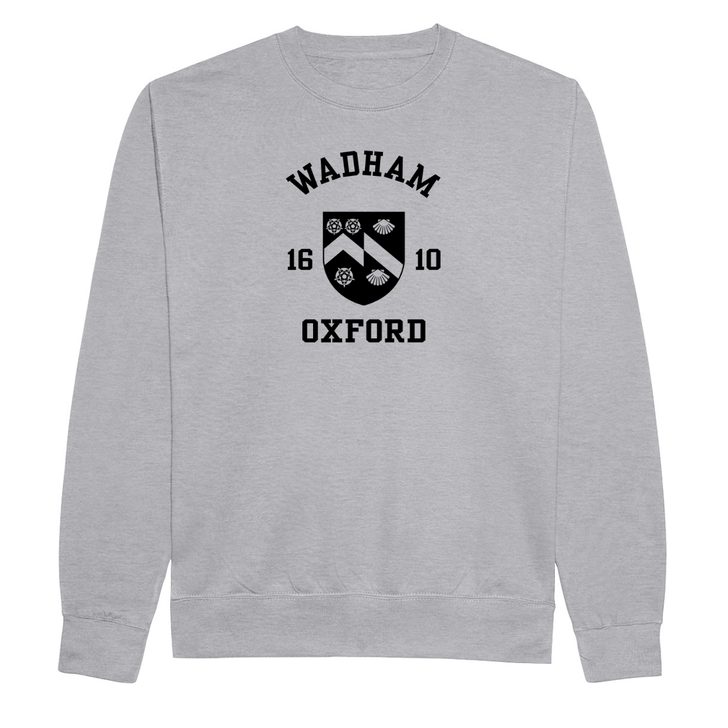 Colleges One Colour Print Sweatshirt - Grey