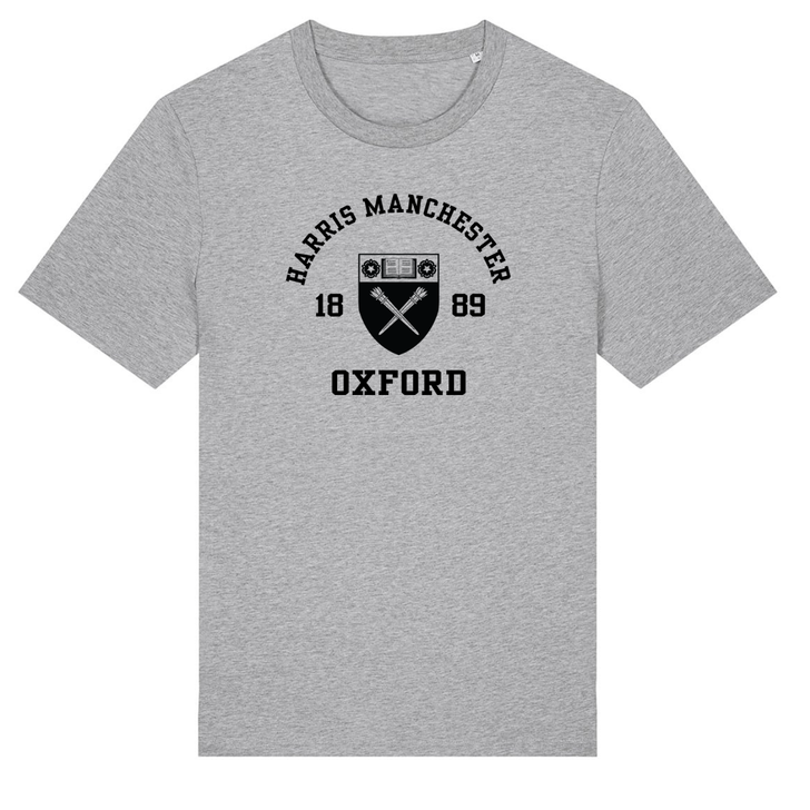 Colleges One Colour Print T-Shirt - Grey