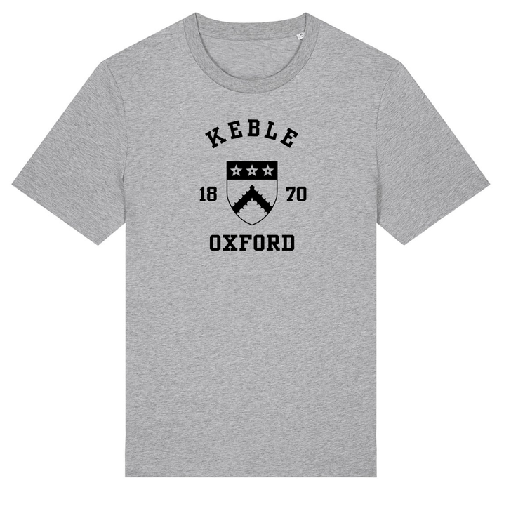 Colleges One Colour Print T-Shirt - Grey