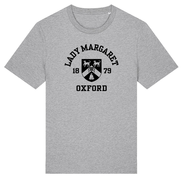 Colleges One Colour Print T-Shirt - Grey