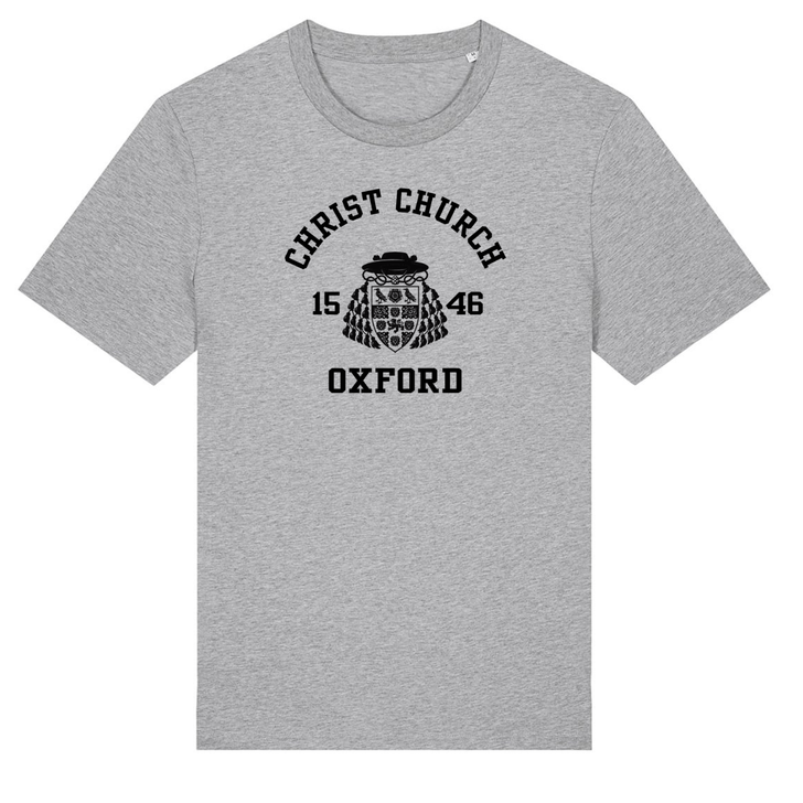Colleges One Colour Print T-Shirt - Grey