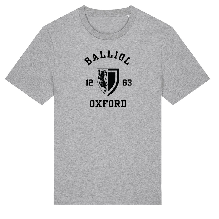 Colleges One Colour Print T-Shirt - Grey