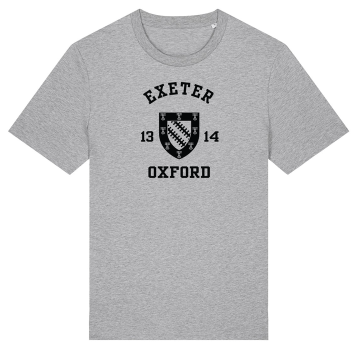 Colleges One Colour Print T-Shirt - Grey