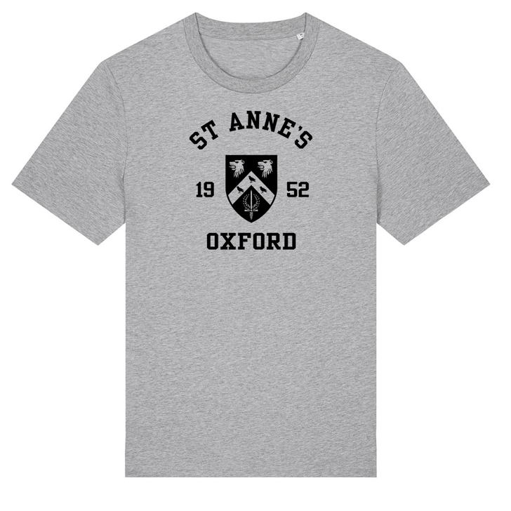 Colleges One Colour Print T-Shirt - Grey