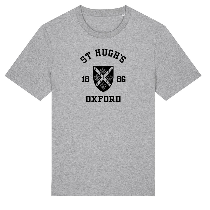 Colleges One Colour Print T-Shirt - Grey