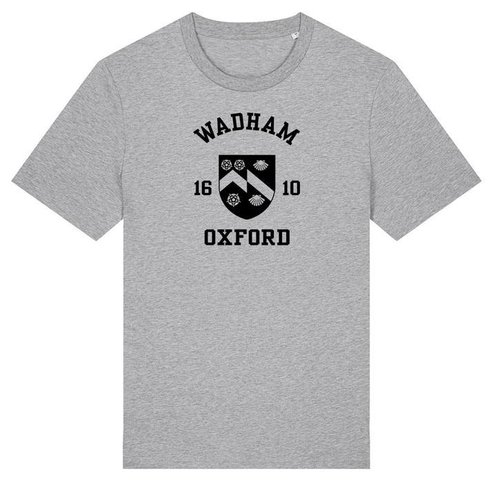 Colleges One Colour Print T-Shirt - Grey