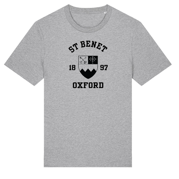 Colleges One Colour Print T-Shirt - Grey