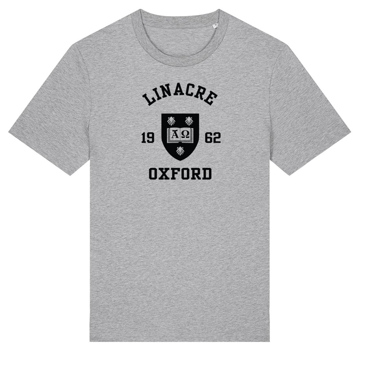 Colleges One Colour Print T-Shirt - Grey