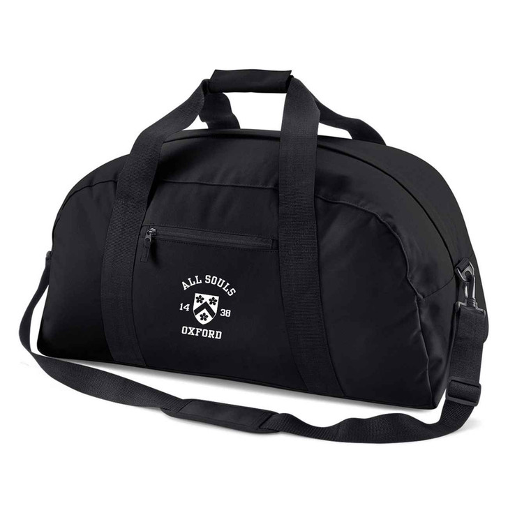 Oxford College Classic Holdall – Black – Single Colour