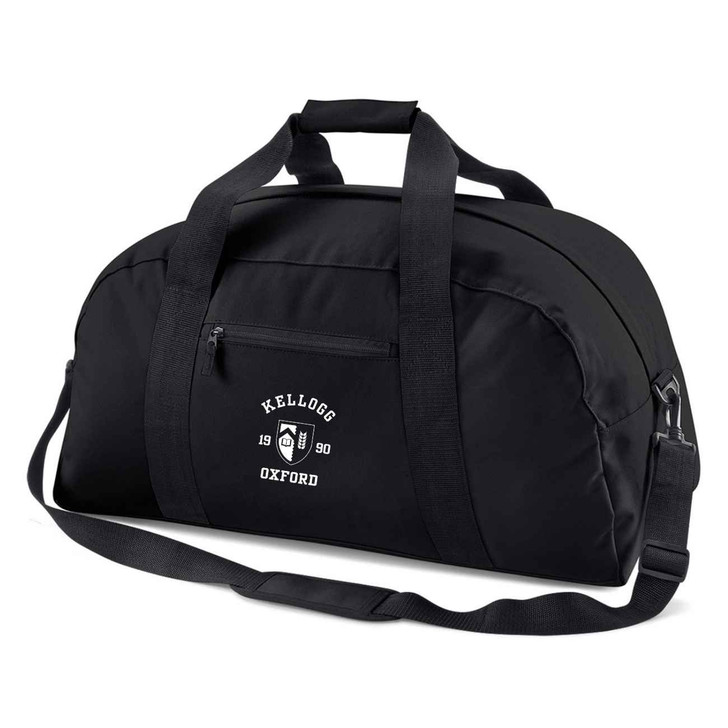 Oxford College Classic Holdall – Black – Single Colour