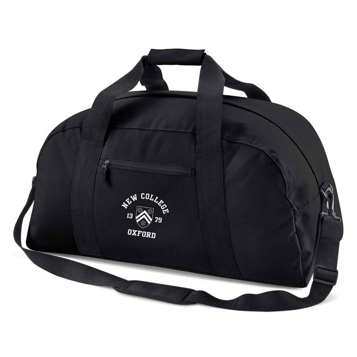 Oxford College Classic Holdall – Black – Single Colour