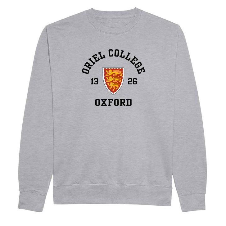 Oxford College Sweatshirt – Grey – College Colours