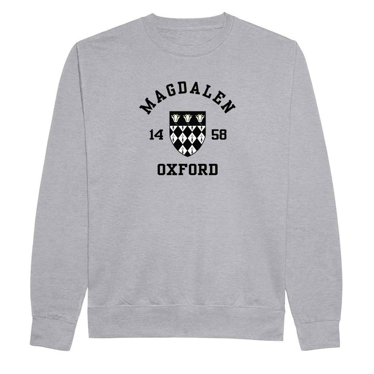 Oxford College Sweatshirt – Grey – College Colours