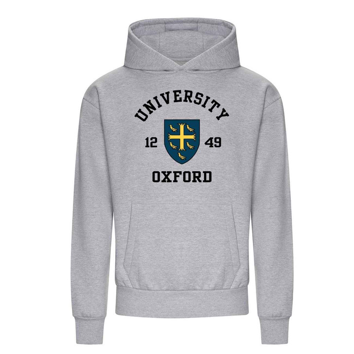 Oxford College Hoodie  – Grey – College Colours