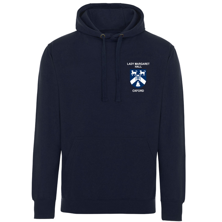 Lady Margaret Hall Embroidered Hoodie - Navy