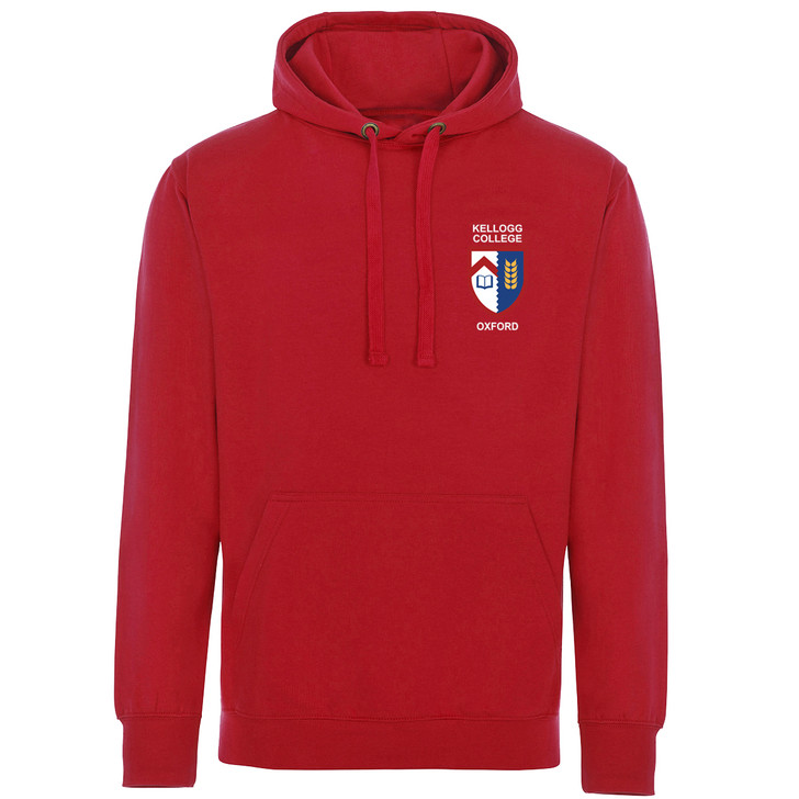 Kellogg College Embroidered Hoodie - Red