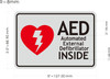 FD AUTOMATED EXTERNAL DEFIBRILLATOR SIGN- AED SIGN