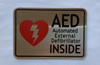 HPD AUTOMATED EXTERNAL DEFIBRILLATOR SIGN- AED SIGN