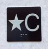HPD ELEVATOR STAR C FLOOR SIGN
