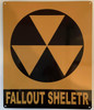 FALLOUT SHELTER SIGN