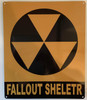 FD FALLOUT SHELTER SIGN