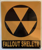 FALLOUT SHELTER SAFETY SIGN