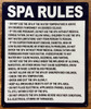 SPA RULE COMPLIANCE SIGN