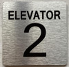 ELEVATOR NUMBER 2 THE PARK AVE LINE SIGN