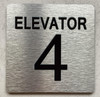 ELEVATOR NUMBER 4 THE PARK AVE LINE SAFETY SIGN