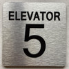 ELEVATOR NUMBER 5 THE PARK AVE LINE SIGN