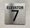 NYC ELEVATOR NUMBER 7 THE PARK AVE LINE SIGN