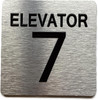 HPD ELEVATOR NUMBER 7 THE PARK AVE LINE SIGN