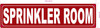FD SPRINKLER ROOM SIGN