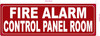 FD FIRE ALARM CONTROL PANEL ROOM SIGN