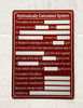 HPD HYDRAULIC CALCULATED SYSTEM SIGN