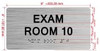 HPD EXAM ROOM SIGNS WITH RAISED LETTERS