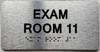 HPD EXAM ROOM SIGNS WITH RAISED LETTERS  THE PARK AVE LINE (EXAM ROOM 11)