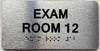 EXAM ROOM SIGNS WITH RAISED LETTERS THE PARK AVE LINE (EXAM ROOM 12)