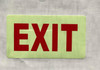 EXIT GLOW IN DARK SAFETY SIGN