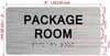 NYC PACKAGE ROOM SIGN WITH RAISED LETTERS