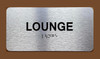 HPD LOUNGE SIGN WITH RAISED LETTERS