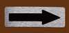 NYC ARROW SIGN WITH RAISED LETTERS/IMAGE