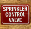 STANDPIPE CONTROL VALVE COMPLIANCE SIGN