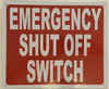 Emergency Shut Off Switch  ,