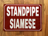 NYC STANDPIPE SIAMESE SIGN