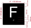 NYC ELEVATOR FLOOR NUMBER THE LEXINGTON AVE LINE (F-FOOD COURT) SIGN