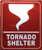 TORNADO SHELTER COMPLIANCE SIGN