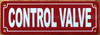 CONTROL VALVE SIGN